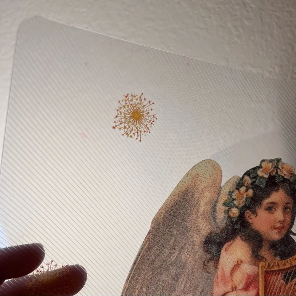 Vintage Angel Cherub Placemat, Victorian Romance, Crafting Project, Lantern Li